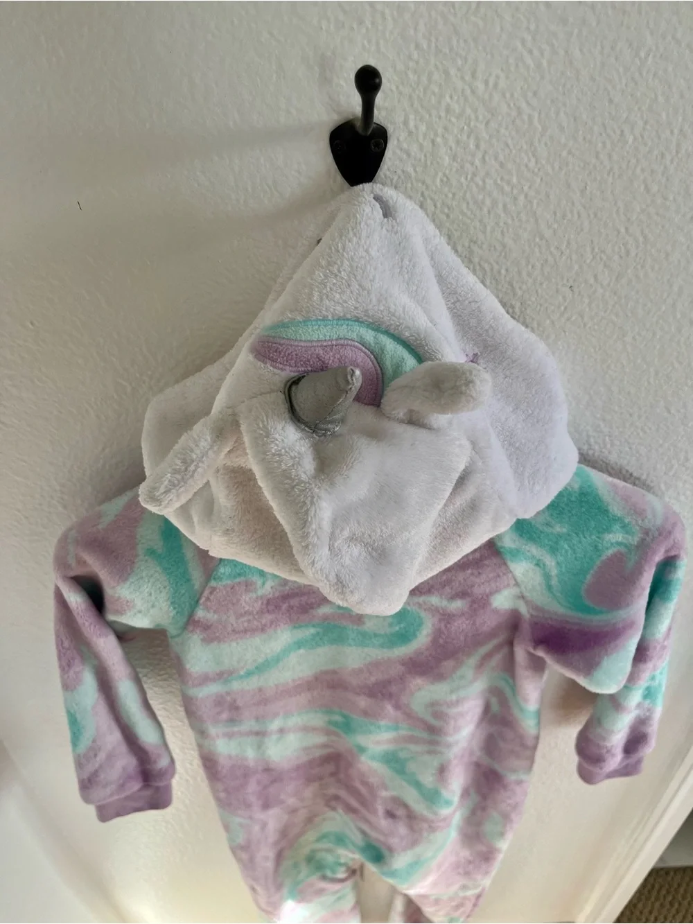 Saint Eve Kids Unicorn Onesie in Pastel Purple & Teal